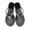 SUNKISSEDSTEP Women’s Crystal Jelly Flip-Flop Sandals (US 6–9)