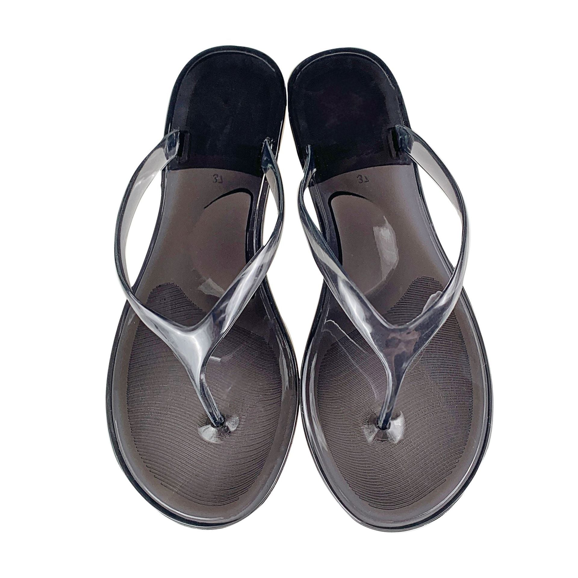 SUNKISSEDSTEP Women’s Crystal Jelly Flip-Flop Sandals (US 6–9)