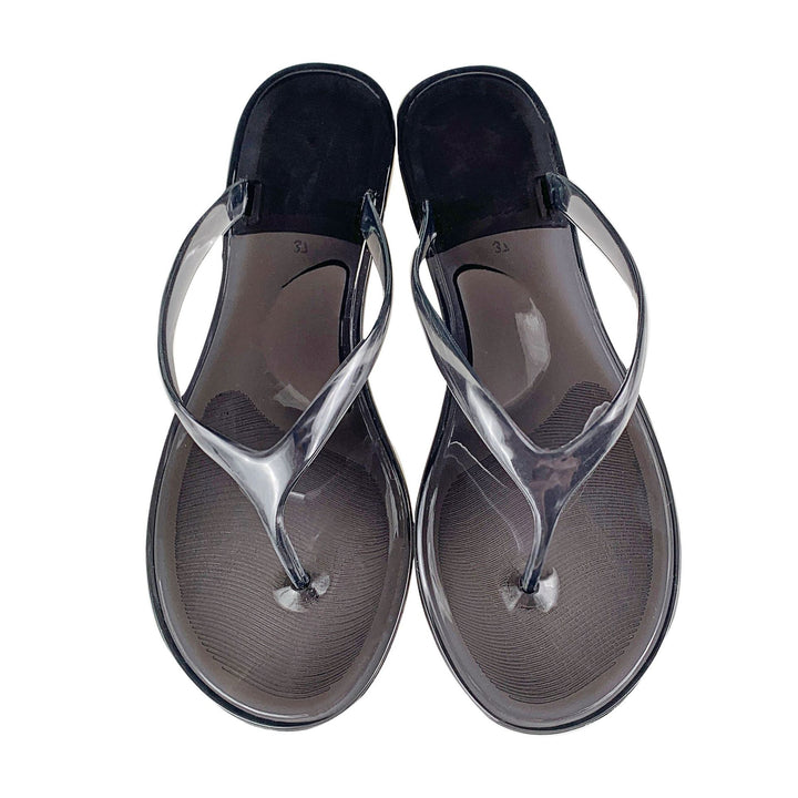 SUNKISSEDSTEP Women’s Crystal Jelly Flip-Flop Sandals (US 6–9)