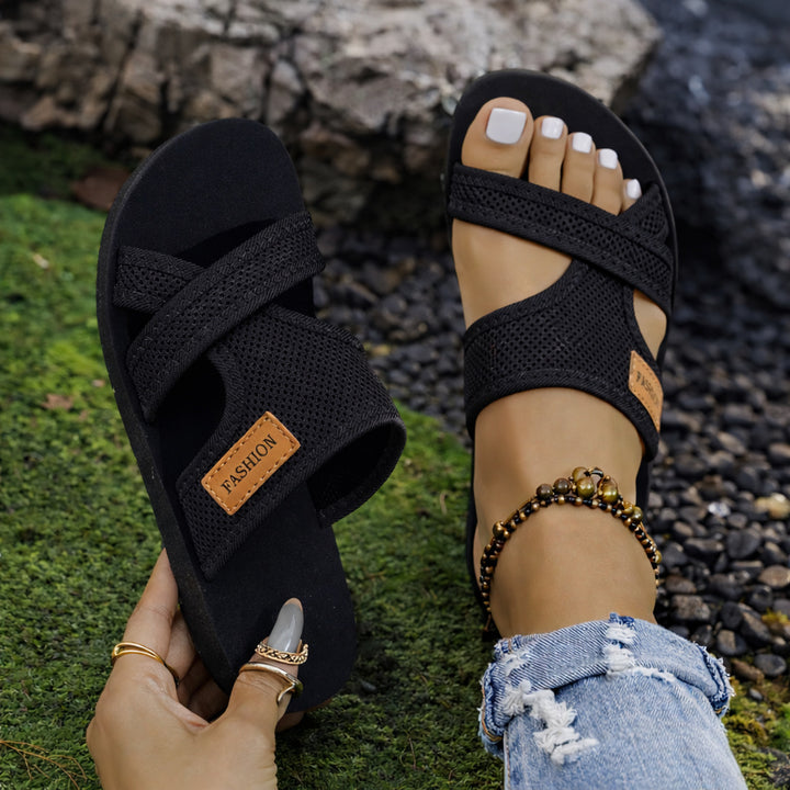 SUNKISSEDSTEP Women’s Breathable Mesh Comfort Slides