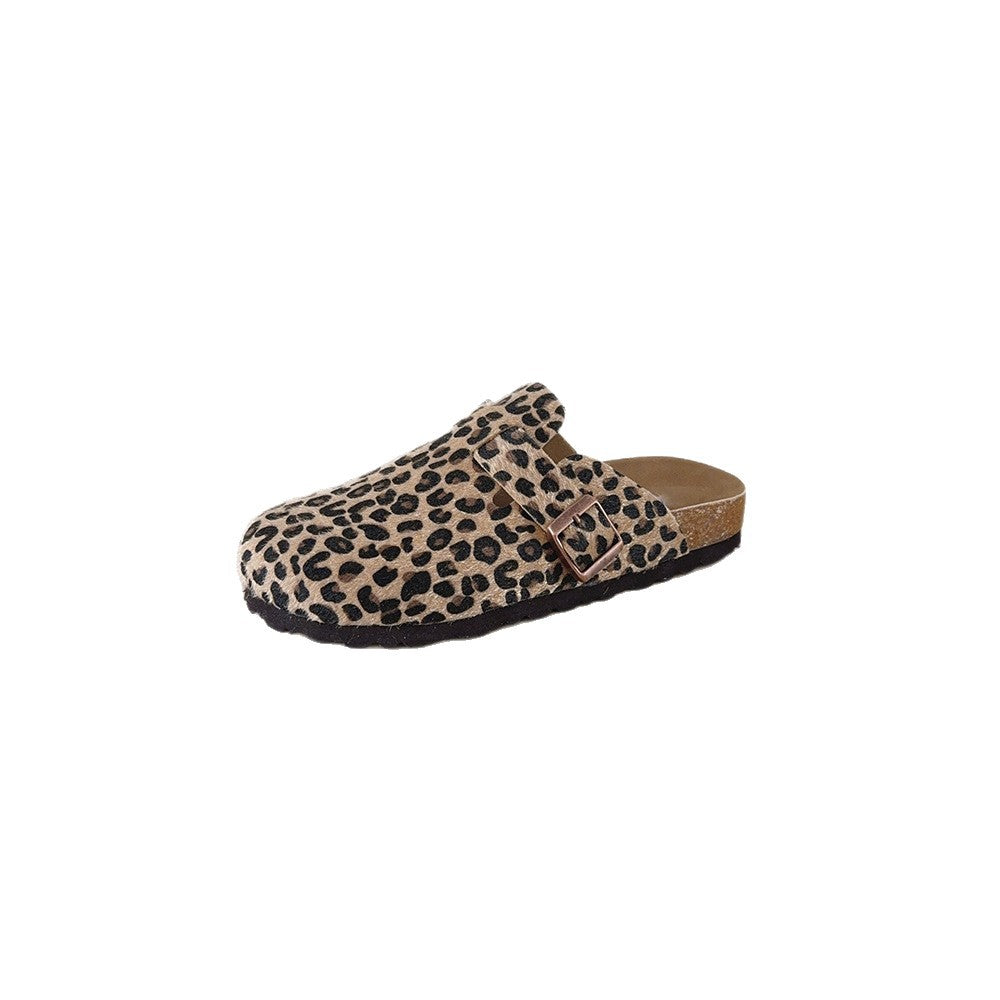 SUNKISSEDSTEP Women’s Leopard Heritage Clog Slides (US 5.5–10.5)
