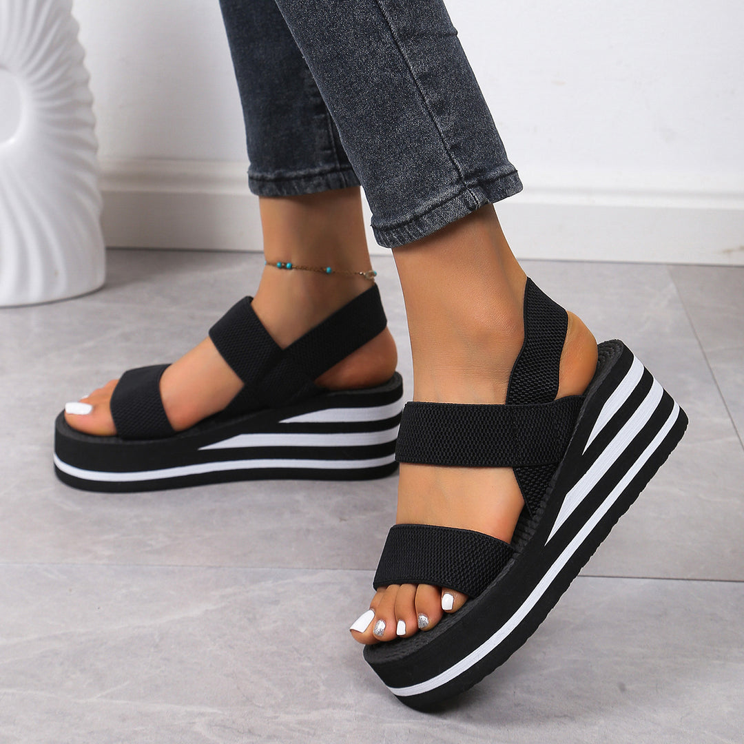 SUNKISSEDSTEP Women’s Everyday Platform Comfort Slides (US 6–10)