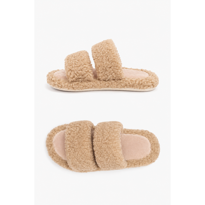 SUNKISSEDSTEP Women’s Eva Plush Platform Slides