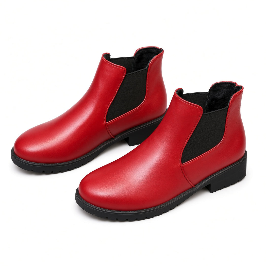SUNKISSEDSTEP Women’s Urban Chelsea Platform Ankle Boots