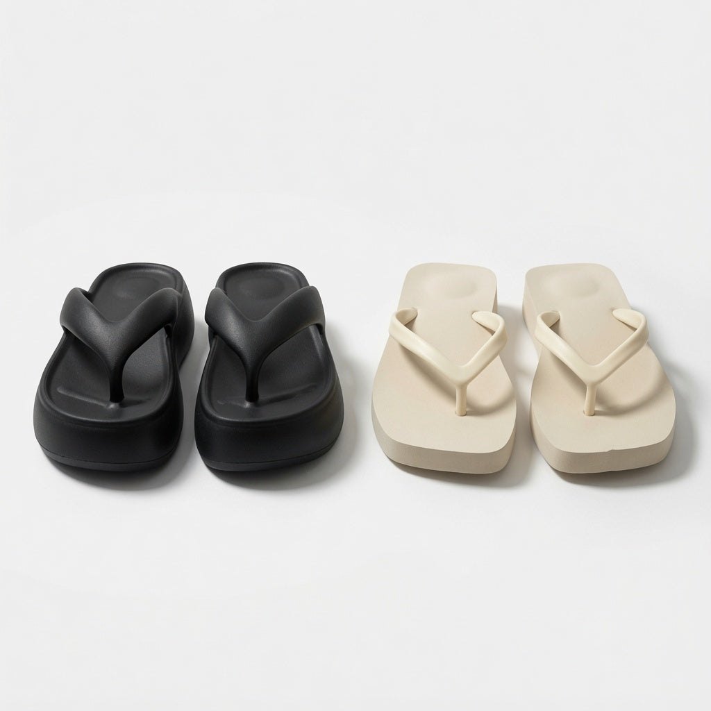 SUNKISSEDSTEP Women’s CloudStep Flip-Flop Bundle (2-Pair Set) (US 5.5–8.5)