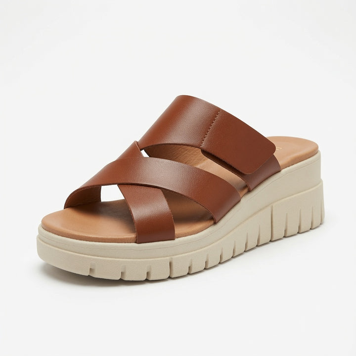 Vintage Platform Slide Sandals