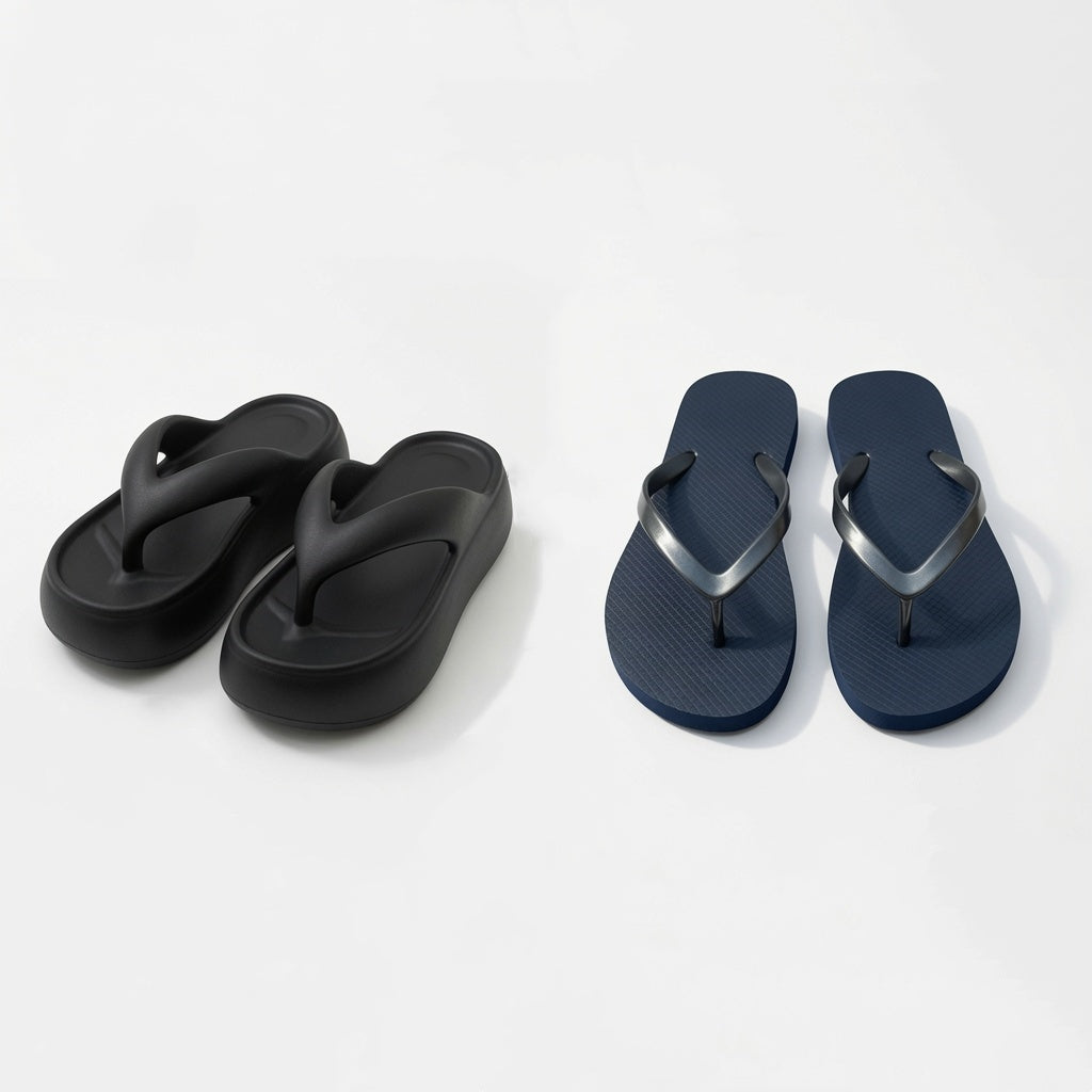 SUNKISSEDSTEP Women’s CloudStep Flip-Flop Bundle (2-Pair Set) (US 5.5–8.5)