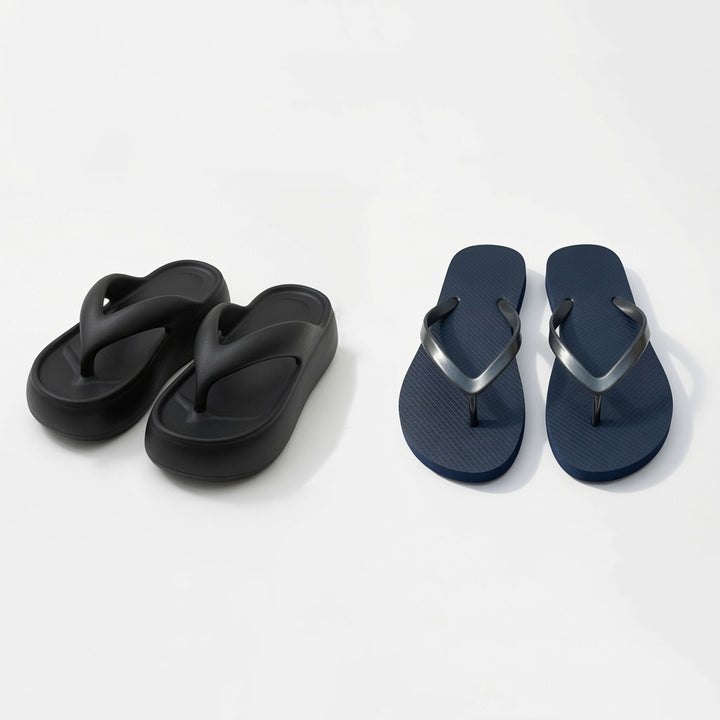 SUNKISSEDSTEP Women’s CloudStep Flip-Flop Bundle (2-Pair Set) (US 5.5–8.5)