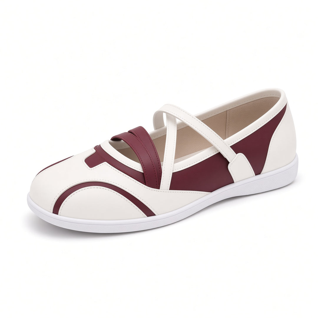 SUNKISSEDSTEP Women’s Airy Mesh Mary Jane Walking Flats