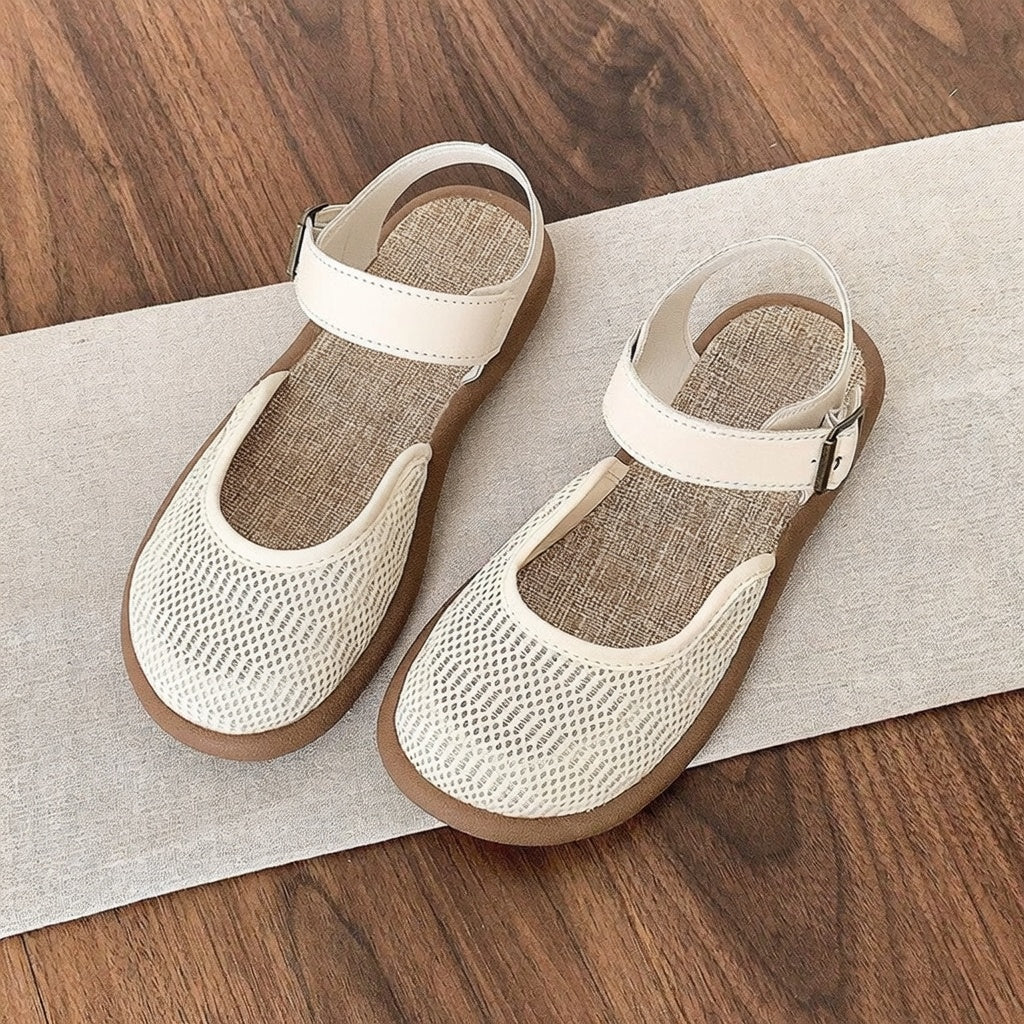 SUNKISSEDSTEP Women’s Willow Mesh Comfort Roman Sandals (US 6–9)