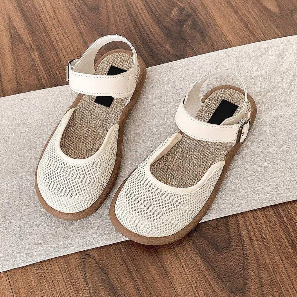 SUNKISSEDSTEP Women’s Willow Mesh Comfort Roman Sandals (US 6–9)
